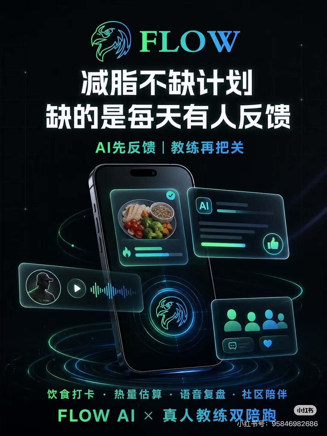 FLOW AI 与真人教练双陪跑服务介绍