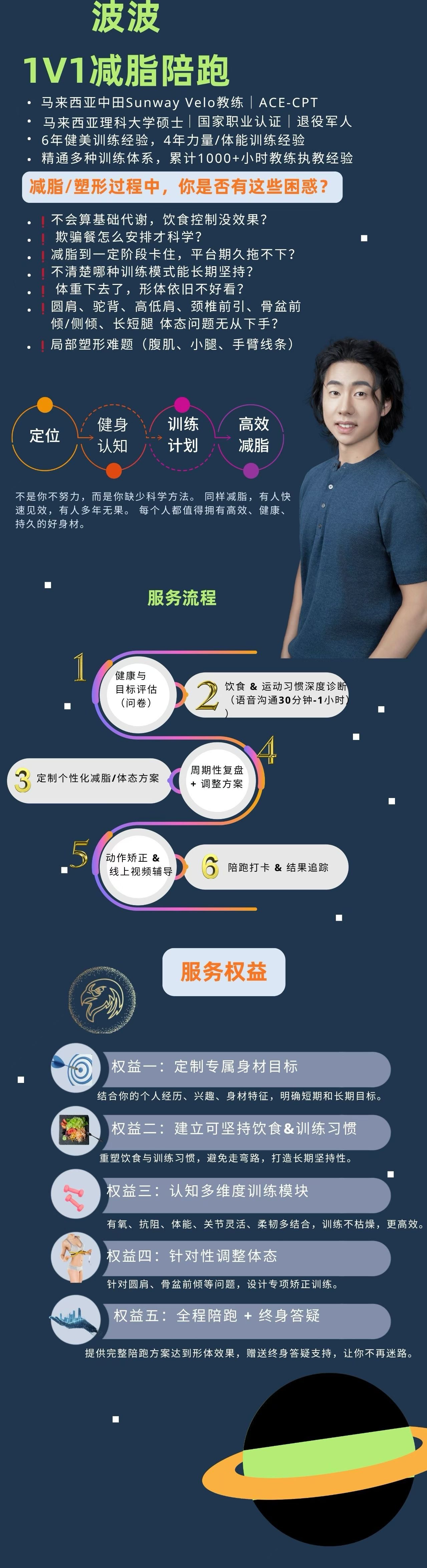 1V1 减脂陪跑服务介绍